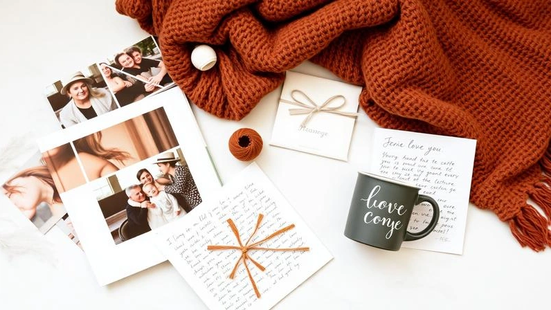 Collection of heartfelt and practical gifts for grandparents