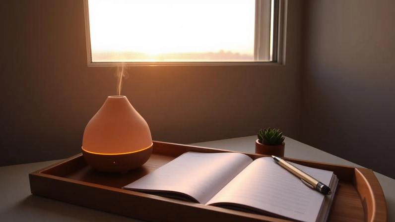 Peaceful wellness setup symbolizing fresh beginnings in 2026